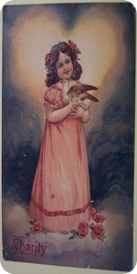 vintage postcard charity by riptheskull