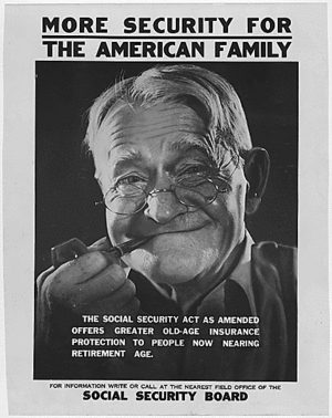 Social Security Poster: old man