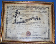 Commemorative Diploma from 1901