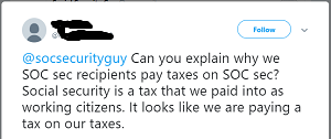 social security benefits taxed