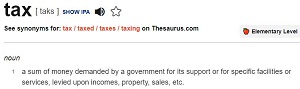 tax definition